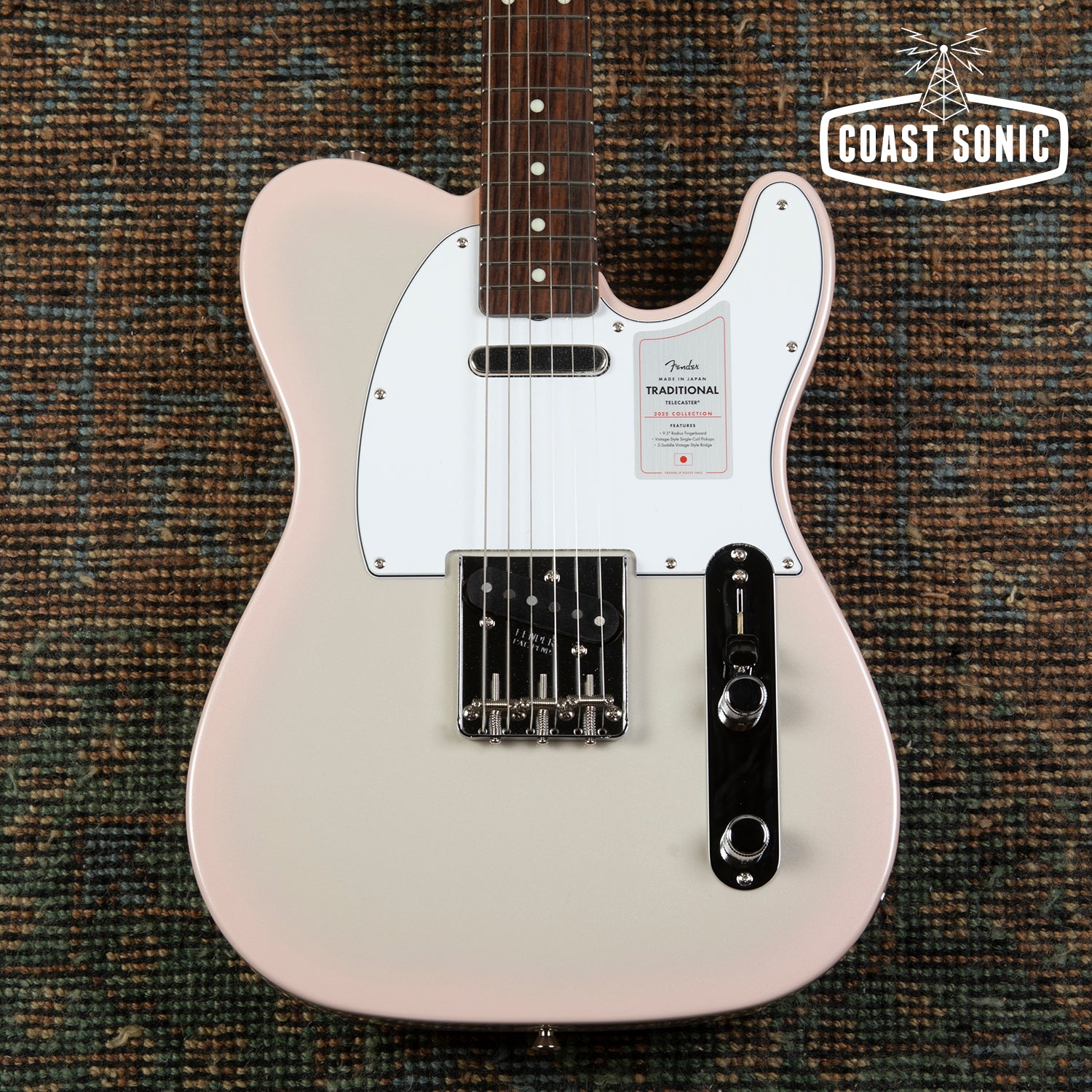 2025 Fender Traditional 60s Telecaster Made In Japan Stardust Pink