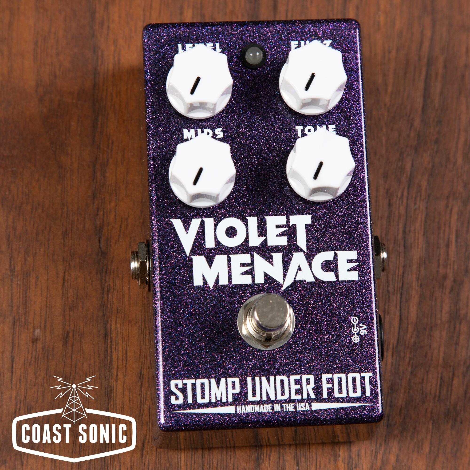 希少 Stomp Under Foot Violet Menace ファズペダル 最大83%OFF 