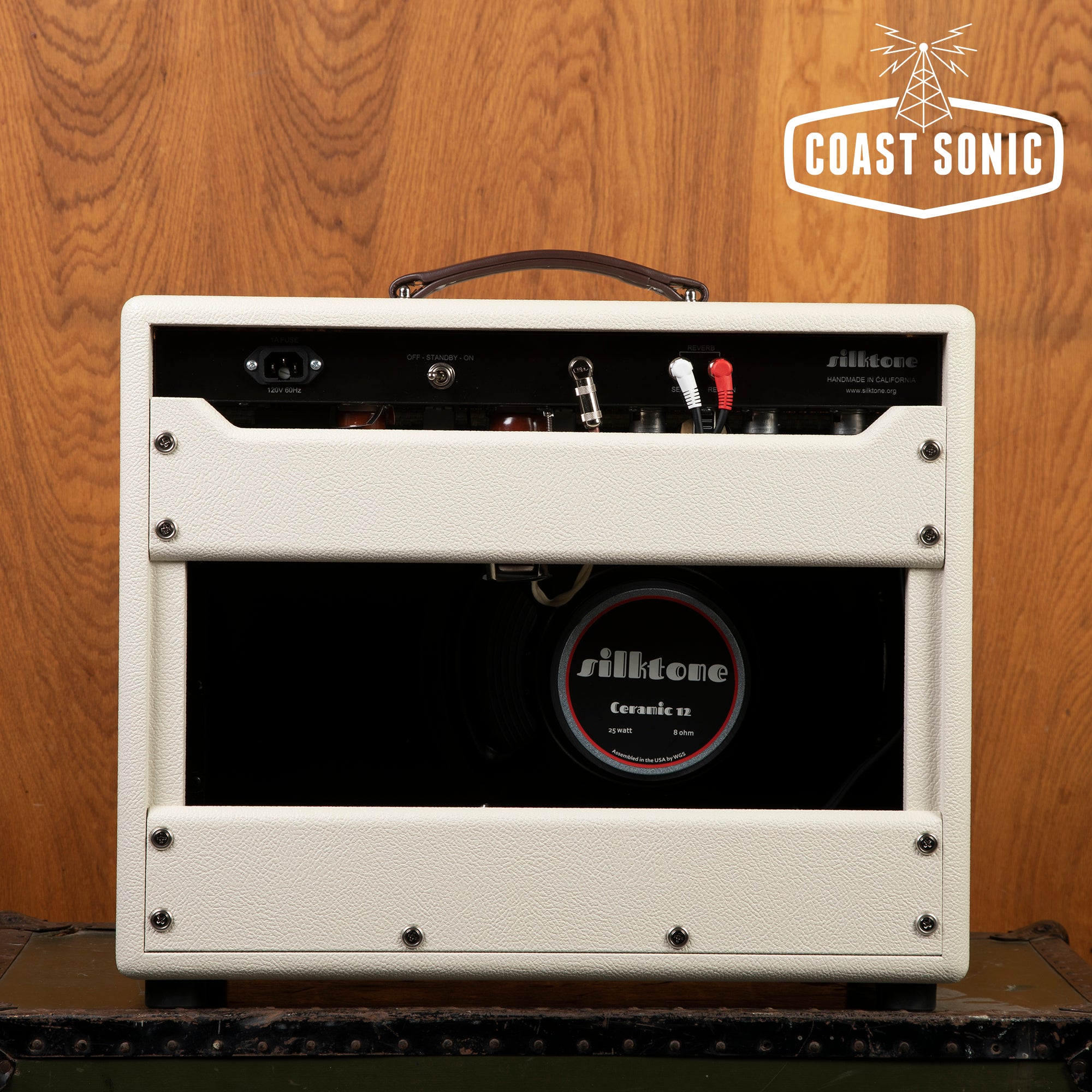Silktone "The Silktone Amp" KT66 Hand wired Combo Amp Ivory Walnut