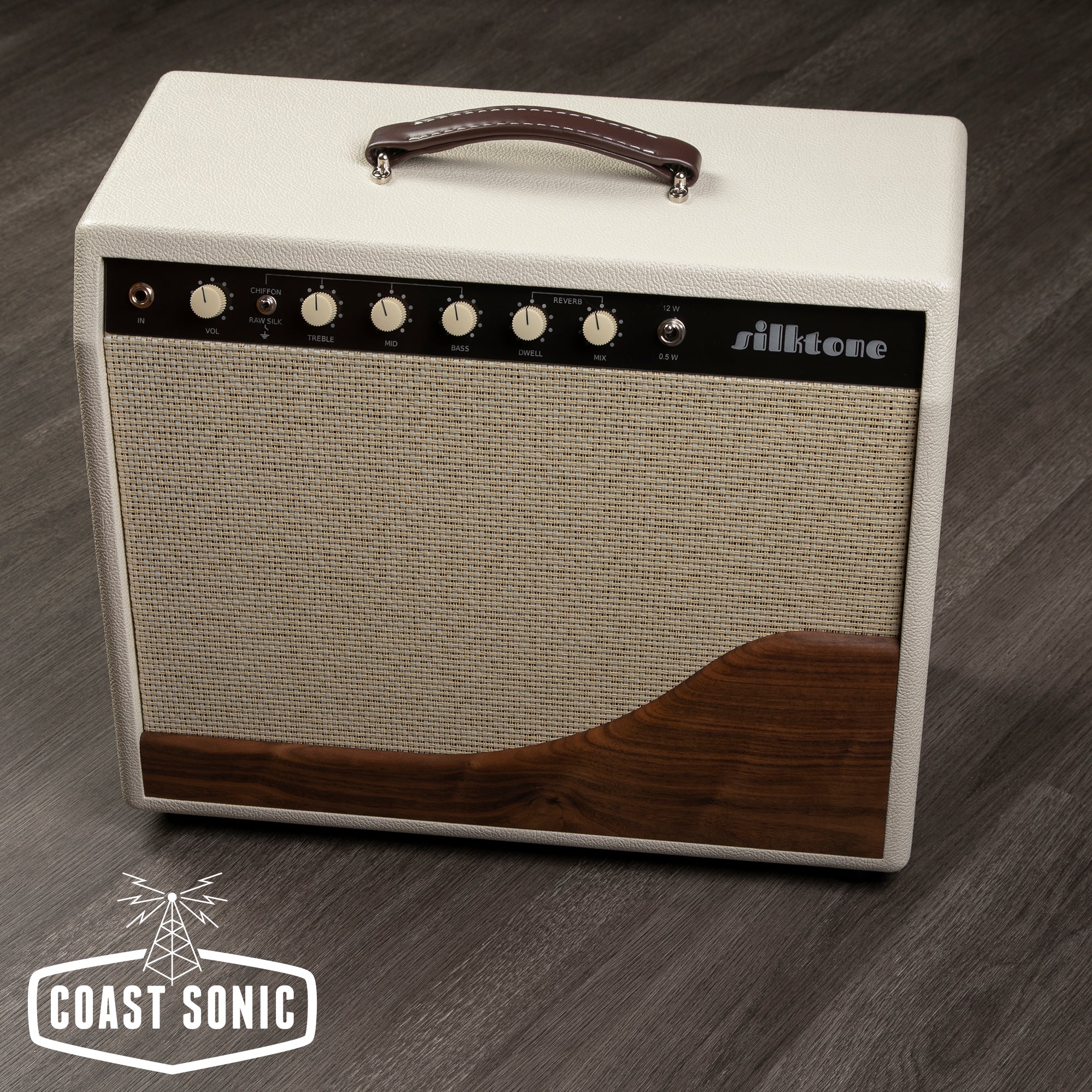 Silktone "The Silktone Amp" KT66 Hand wired Combo Amp Ivory Walnut