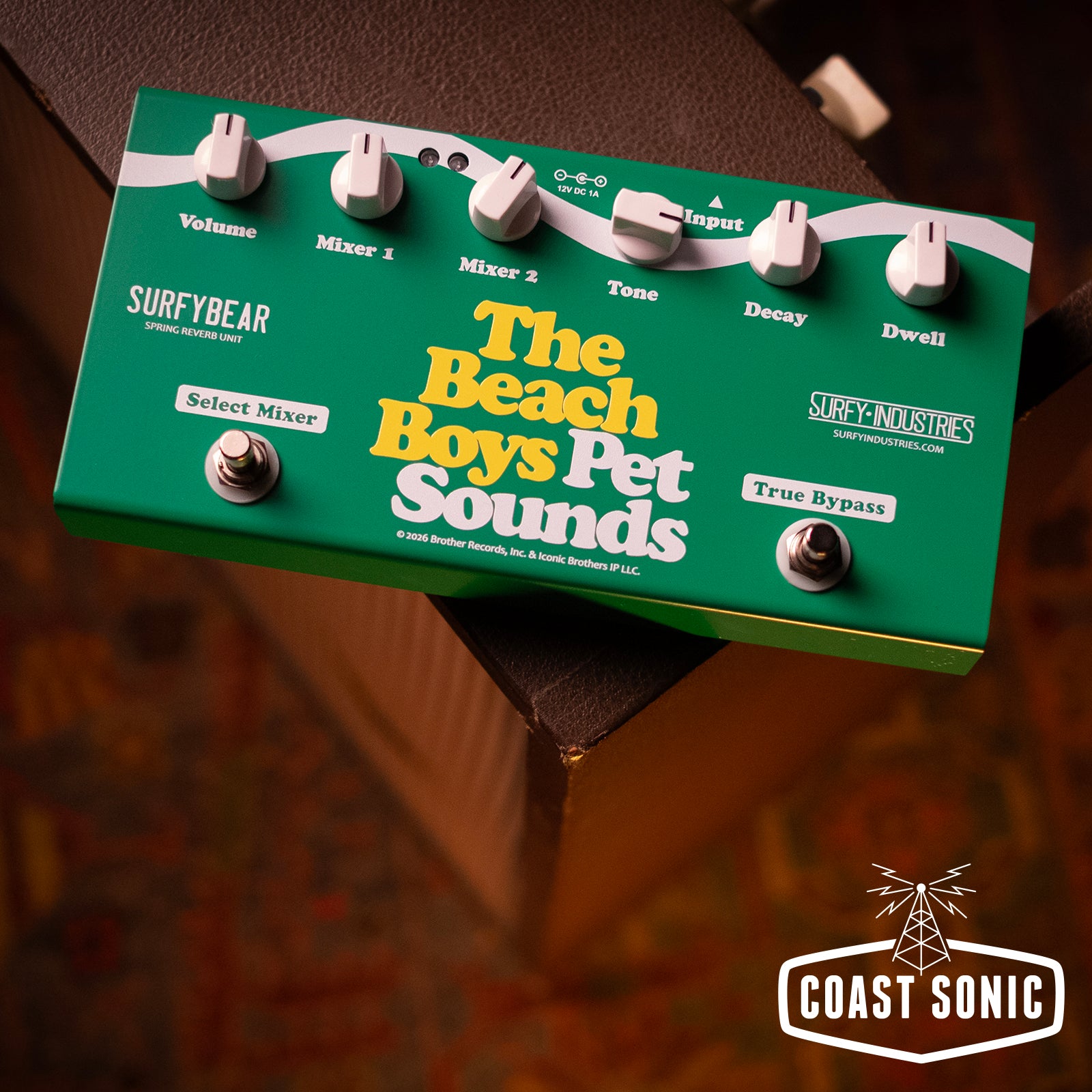 Surfy Industries SurfyBear Compact Reverb The Beach Boys Pet Sounds 60