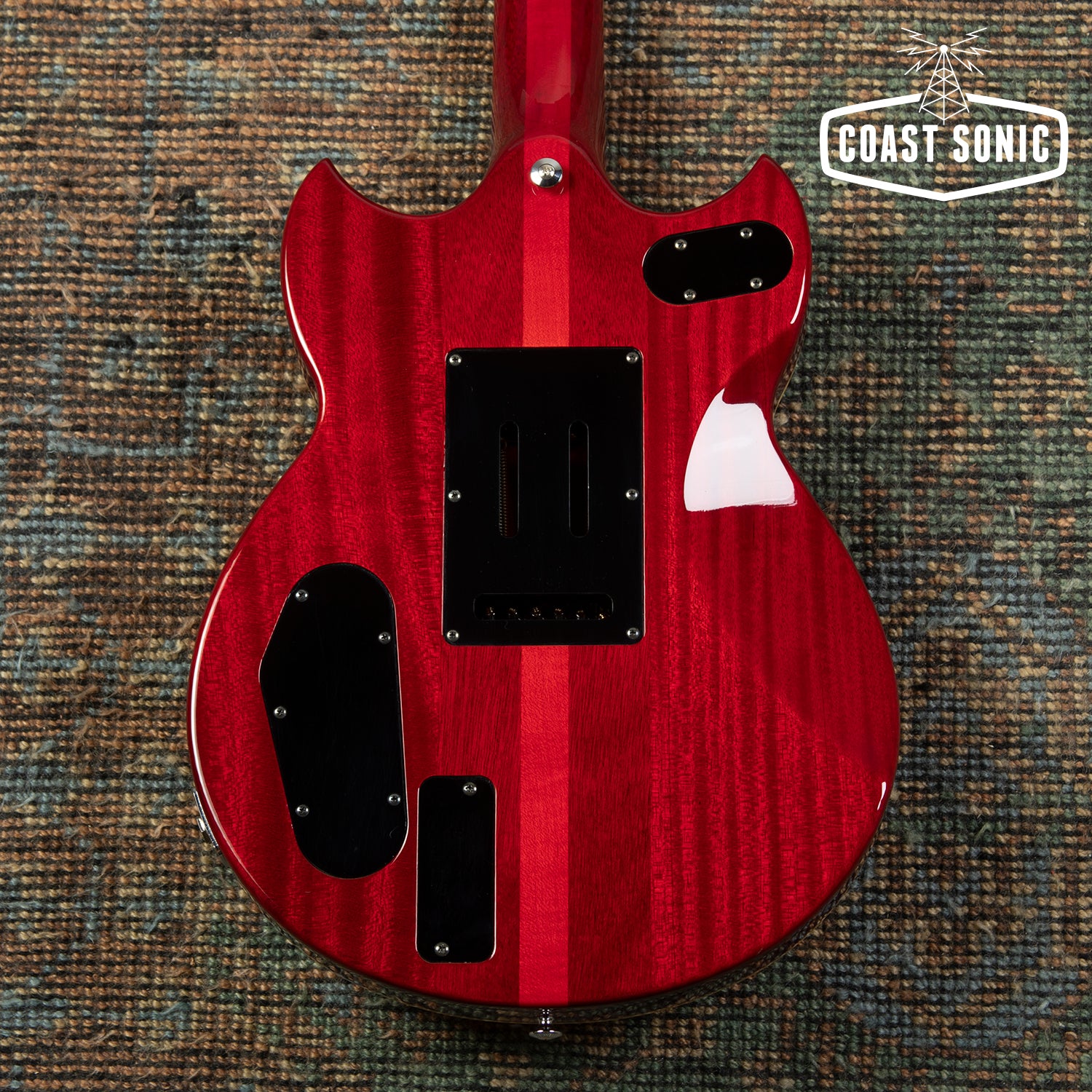 1998 Yamaha SG-T2 Masayoshi Takanaka Signature Model, Transparent Red,