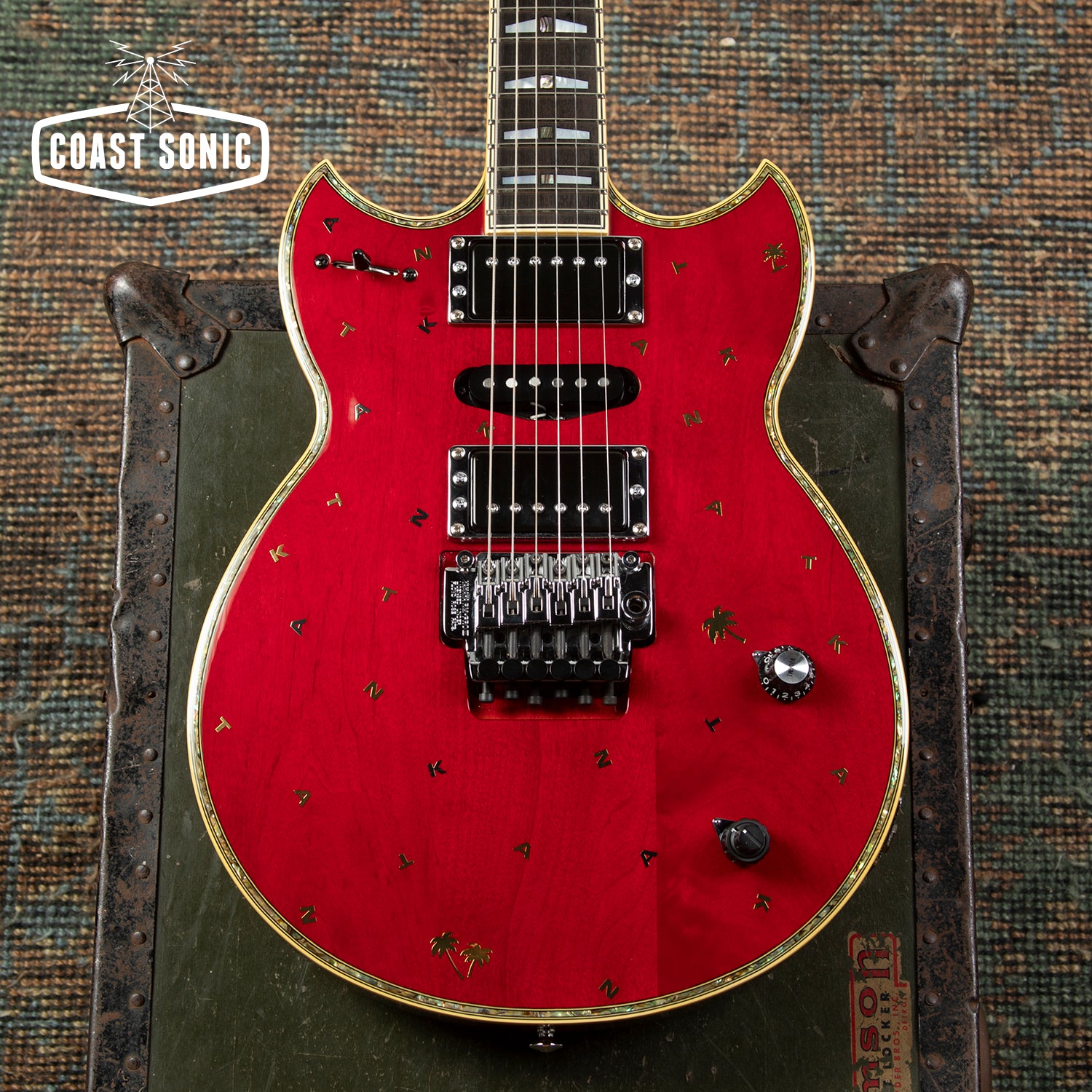 YAMAHA ギター 1998 Yamaha SG-T2 Masayoshi Takanaka Signature Model, Transparent Red,