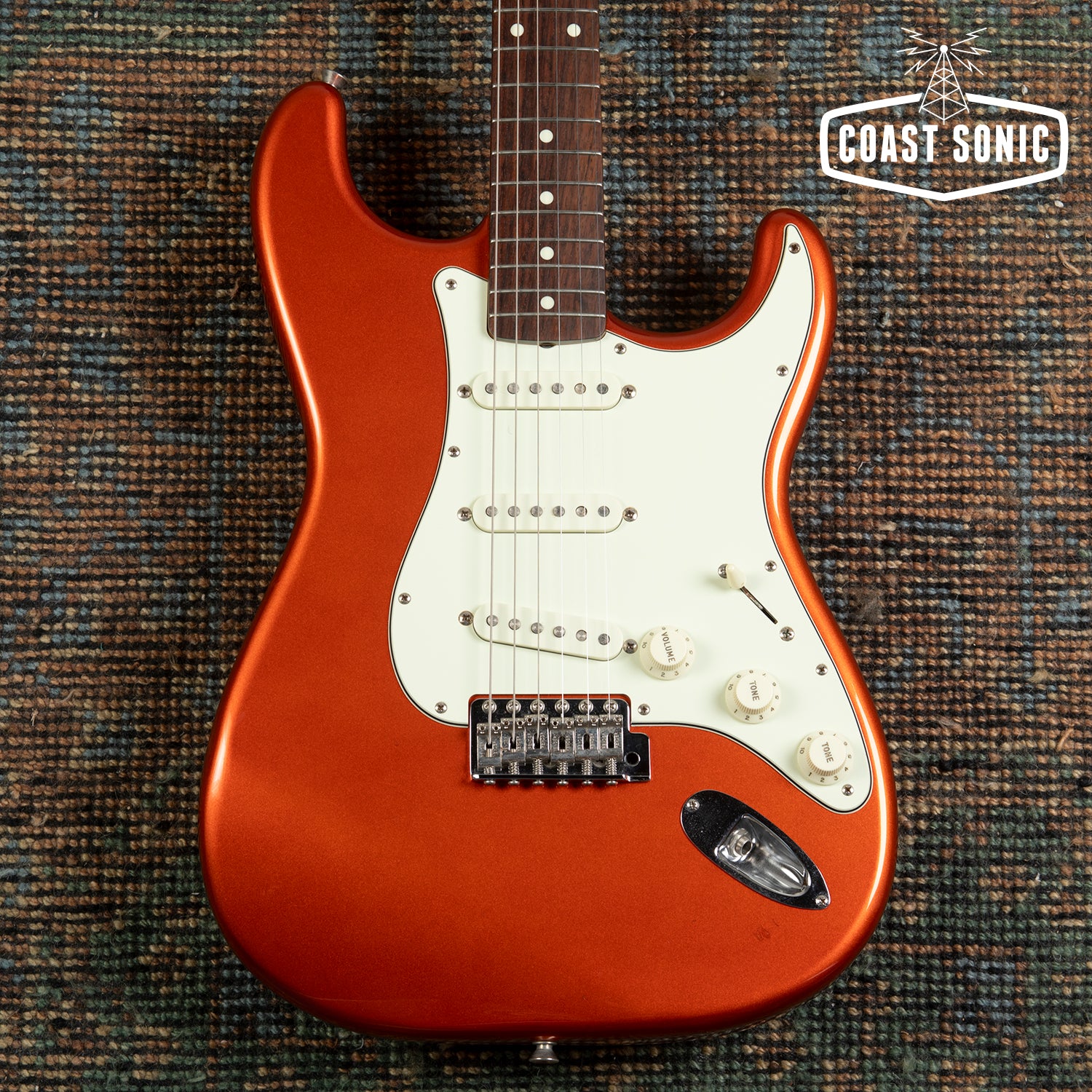 オレンジ　Orange OS-500 ストラトモデル 70s 2017 Fender Traditional 60s Stratocaster Made in Japan Rare Candy Tang