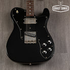 1986 Fender Telecaster Custom TC72 All-Black Made in Japan w/ Rare painted Neck and Headstock