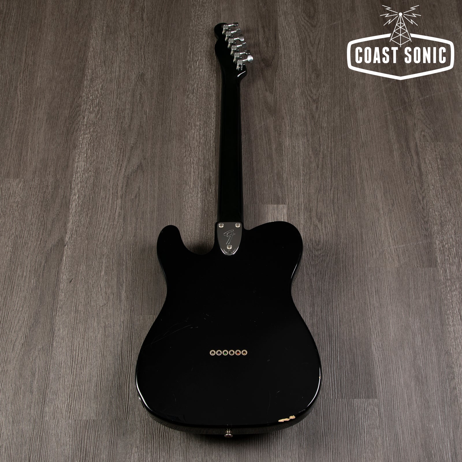 1986 Fender Telecaster Custom TC72 All-Black Made in Japan w/ Rare painted Neck and Headstock