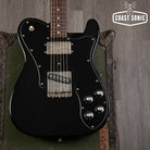 1986 Fender Telecaster Custom TC72 All-Black Made in Japan w/ Rare painted Neck and Headstock