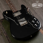 1986 Fender Telecaster Custom TC72 All-Black Made in Japan w/ Rare painted Neck and Headstock