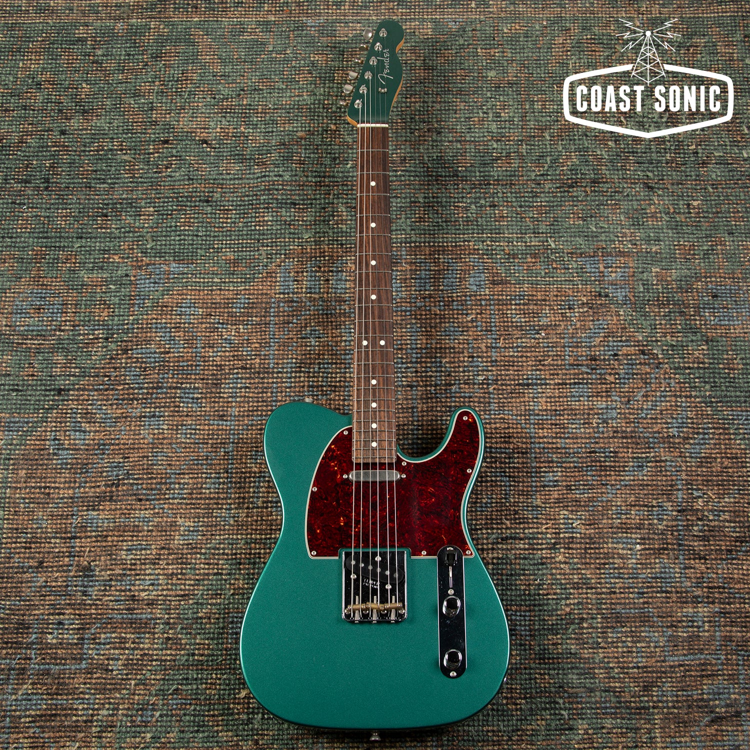2023 Fender FSR Hybrid II Telecaster Sherwood Green w/ Matching Headst