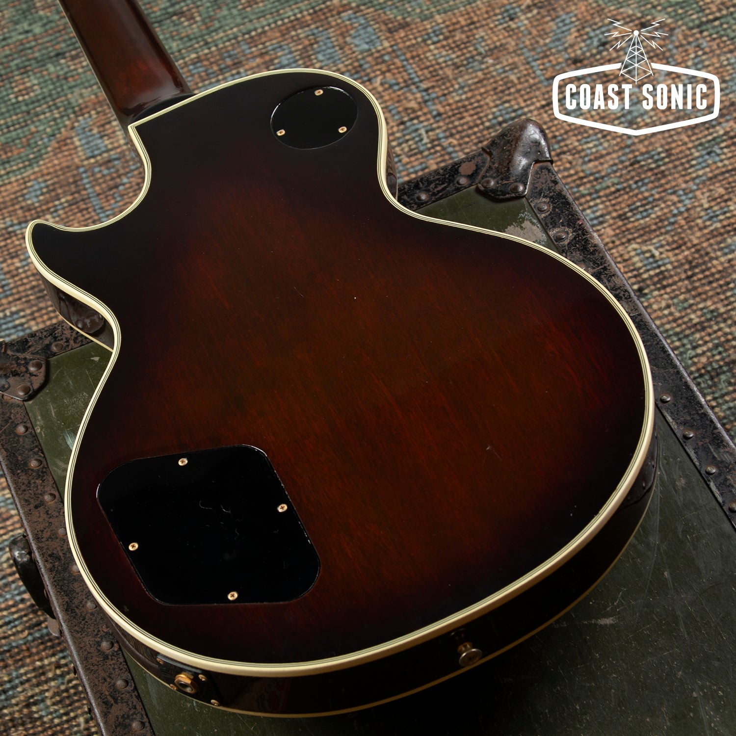 1980 Greco EG-500C Les Paul Custom Made in Japan Tobacco Sunburst w/ca