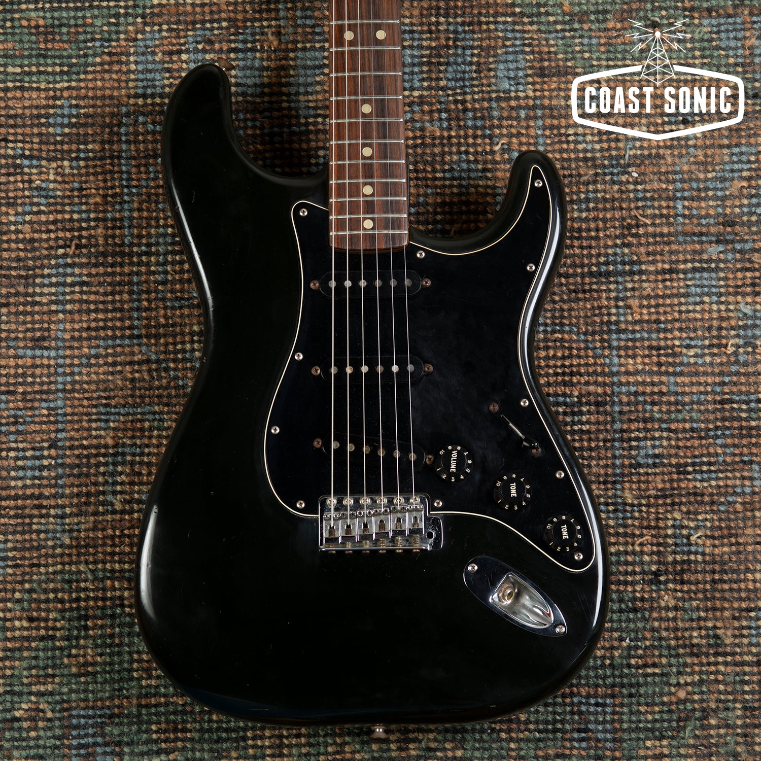 Vintage 1978 Fender Stratocaster Black, all-original, with case