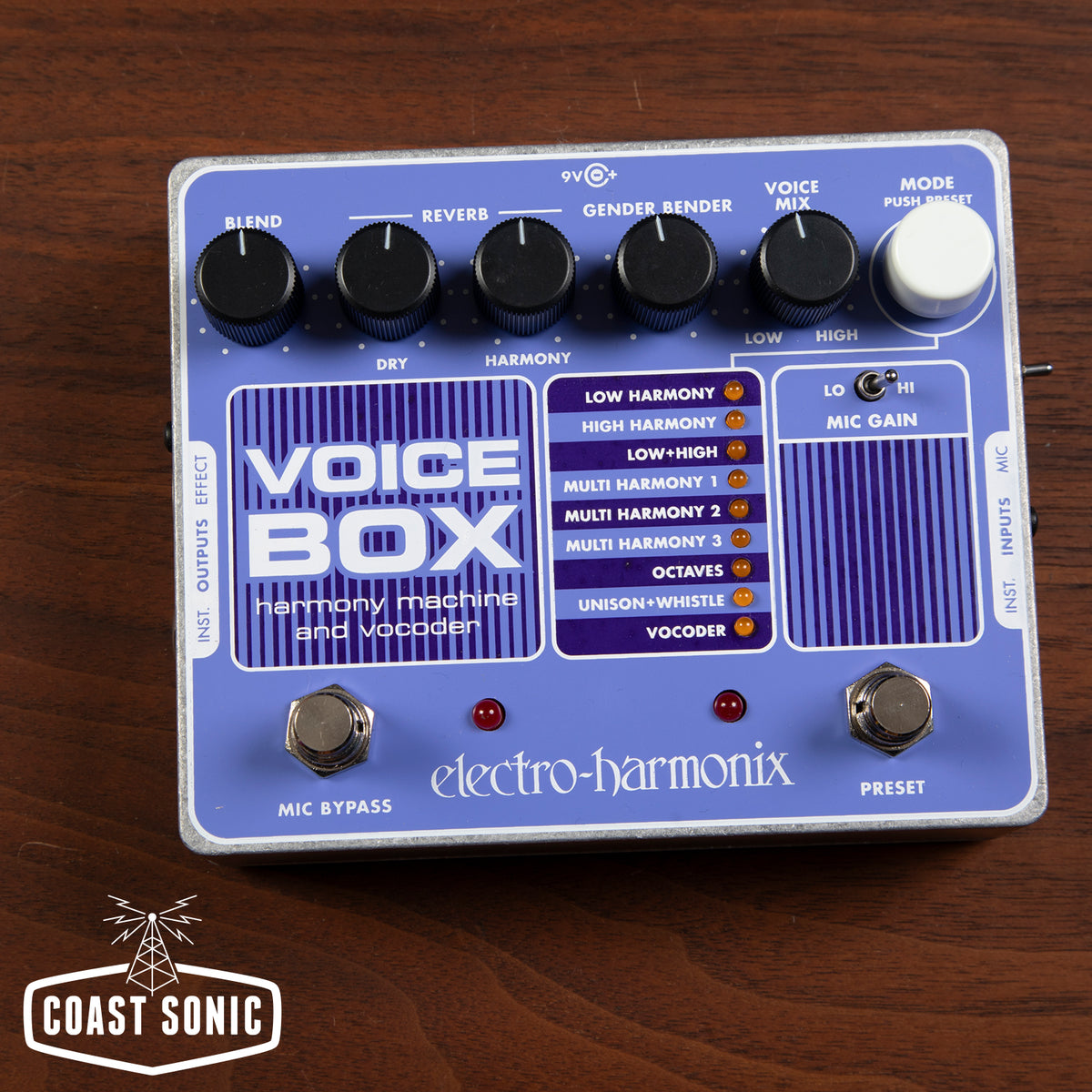 Electro-Harmonix Voice Box Vocal Harmony Machine / Vocoder – Coast Sonic