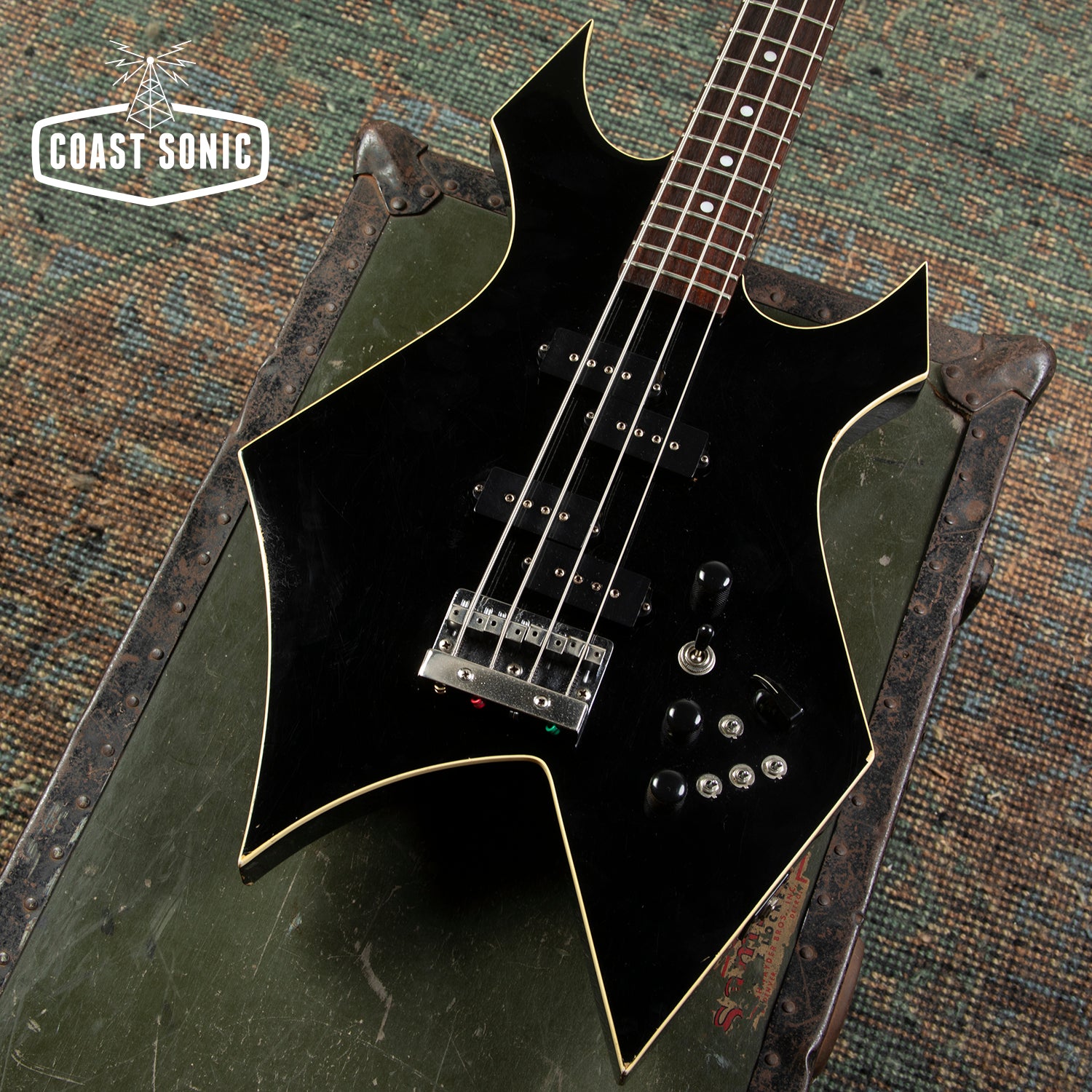 1986 B.C. Rich Warlock Bass WB NJ Series made in Japan, all original