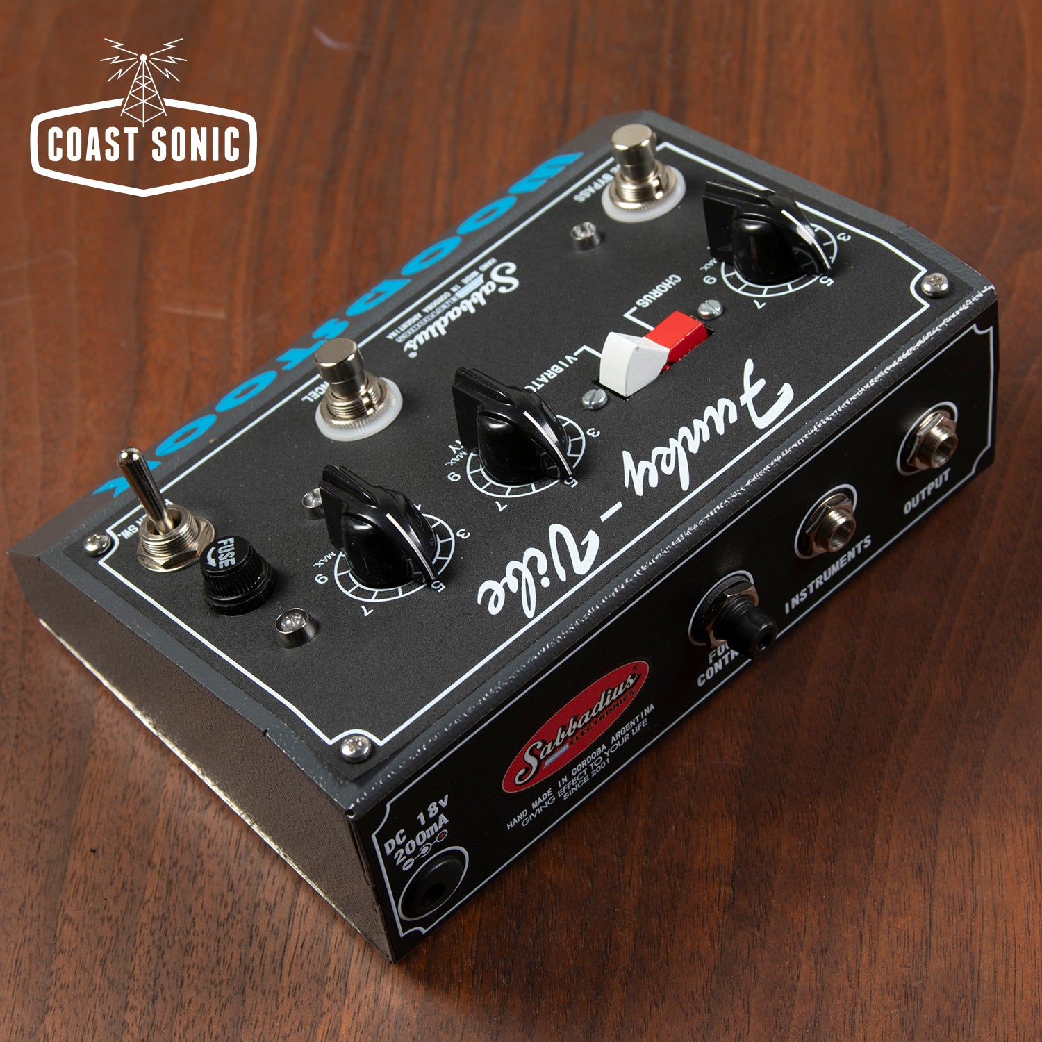 Sabbadius Funky-Vibe WOODSTOCK フットペダルセット Sabbadius Electronics Woodstock Funky-Vibe