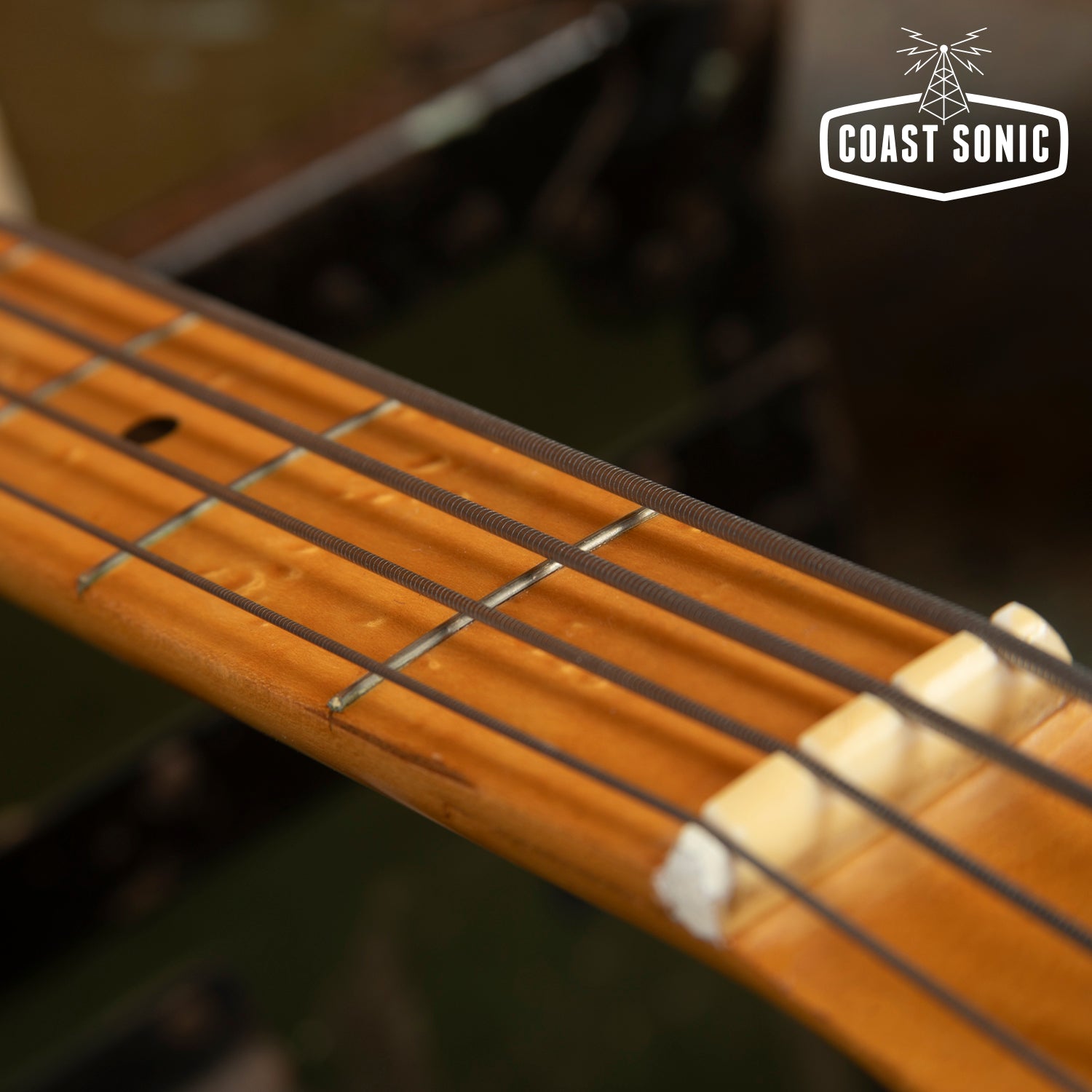 1976 Westminster PB380N Precision Bass, Birdseye Maple neck, Matsumoku