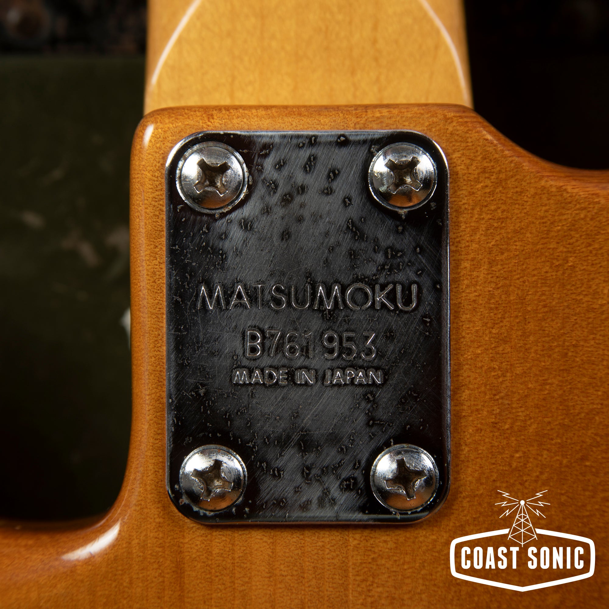 1976 Westminster PB380N Precision Bass, Birdseye Maple neck, Matsumoku