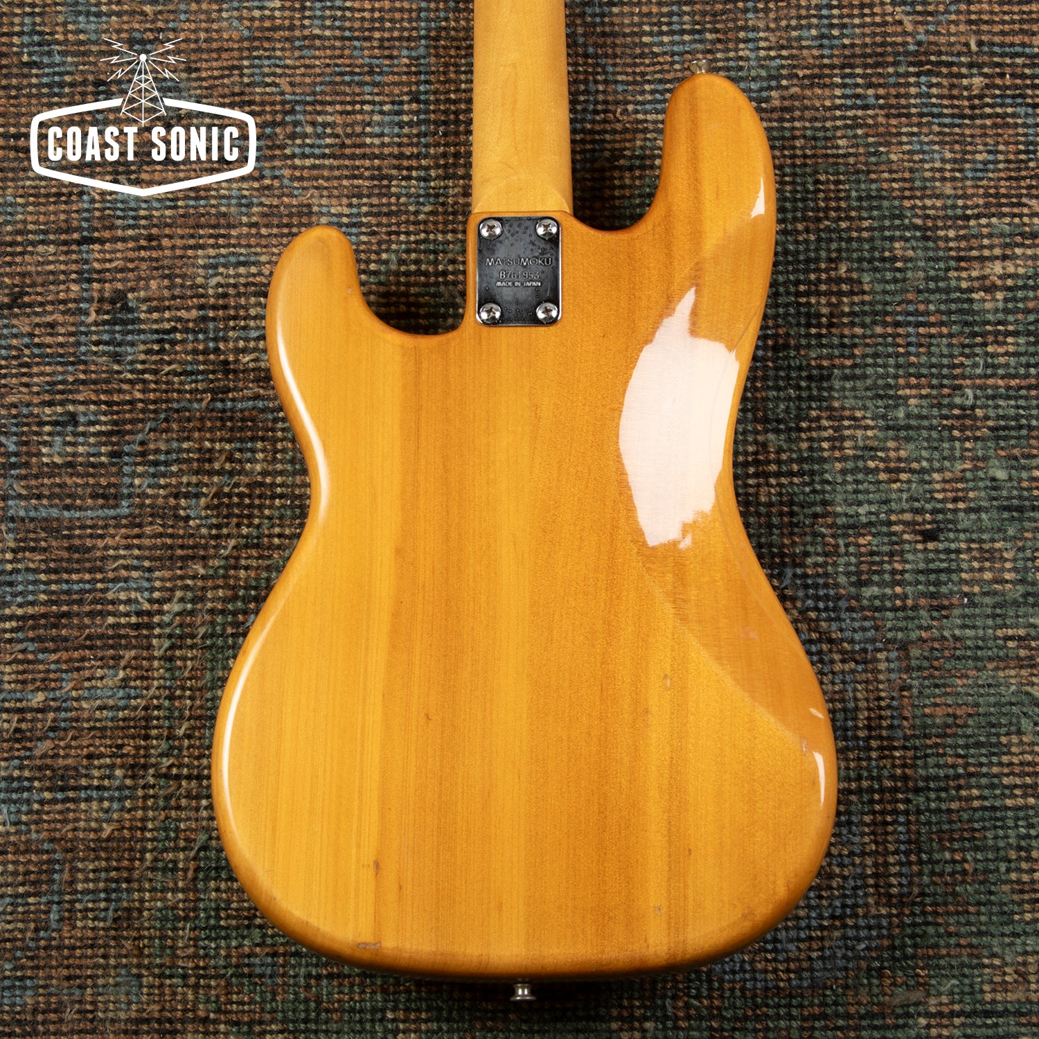 1976 Westminster PB380N Precision Bass, Birdseye Maple neck, Matsumoku