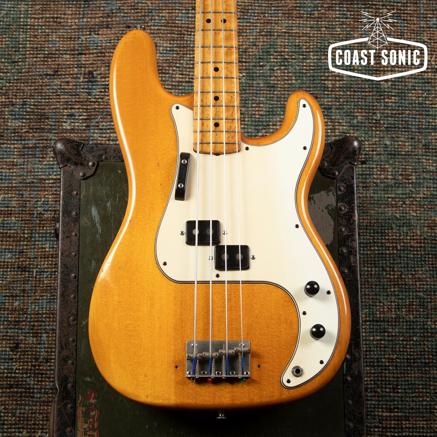 1976 Westminster PB380N Precision Bass, Birdseye Maple neck, Matsumoku