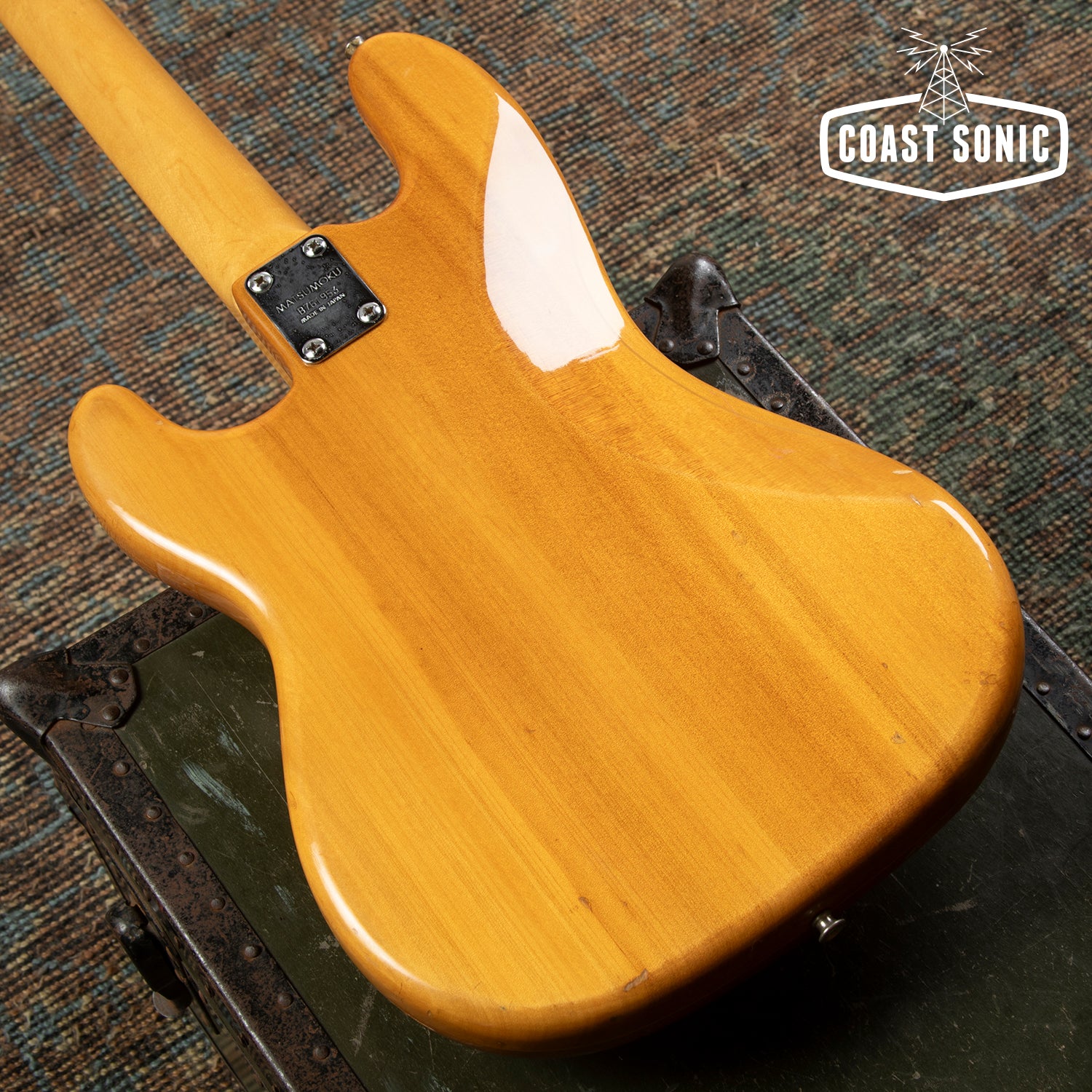 1976 Westminster PB380N Precision Bass, Birdseye Maple neck, Matsumoku