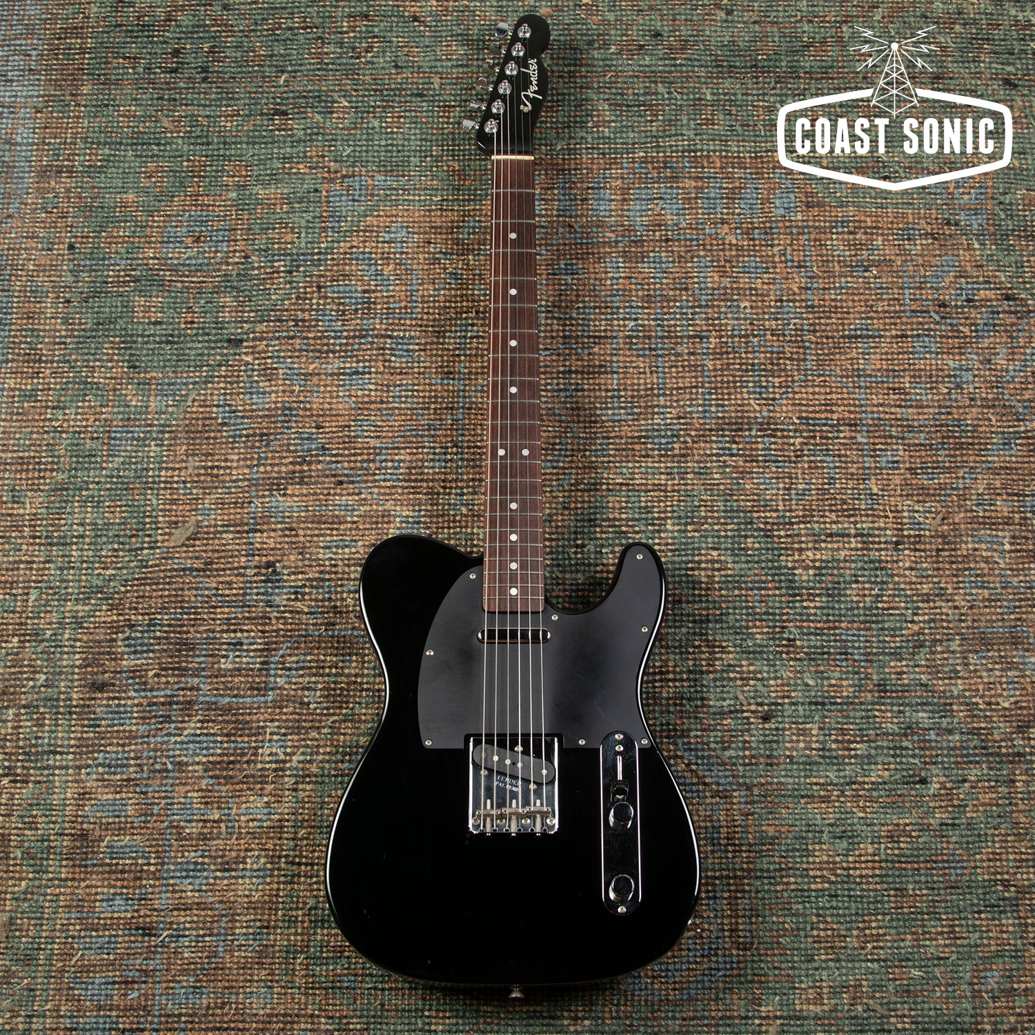 2002 Fender '71 Reissue TL71-58 Telecaster All Black made in Japan MIJ