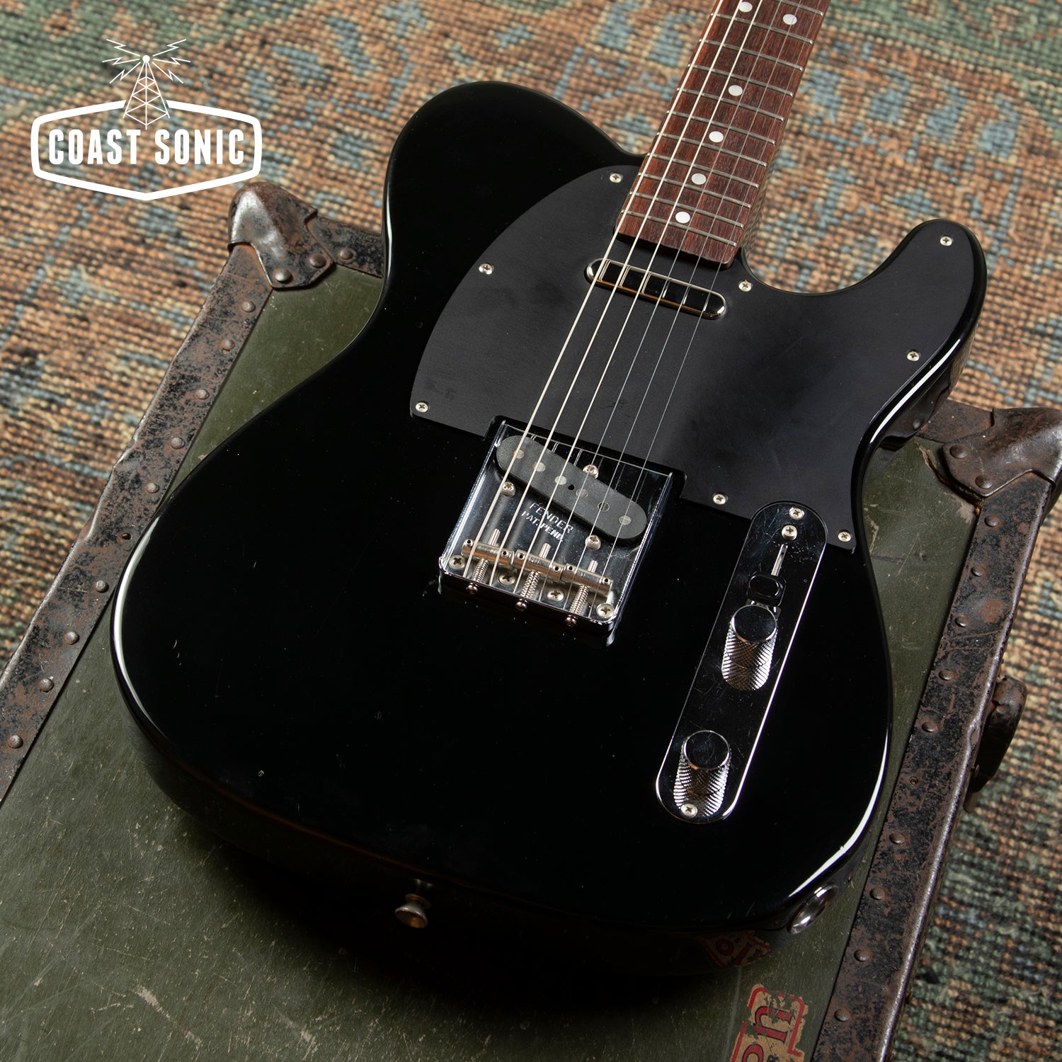2002 Fender '71 Reissue TL71-58 Telecaster All Black made in Japan MIJ