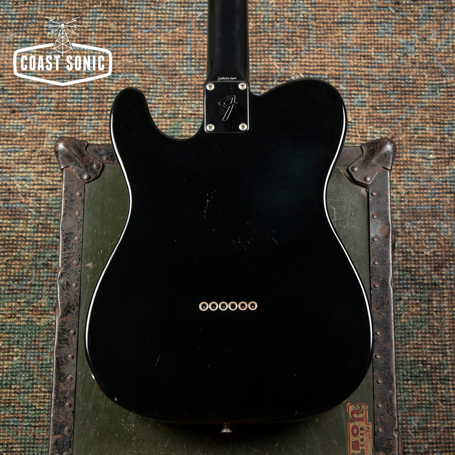 2002 Fender '71 Reissue TL71-58 Telecaster All Black made in Japan MIJ