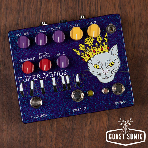 Fuzzrocious Pedals Cat King *Purple*