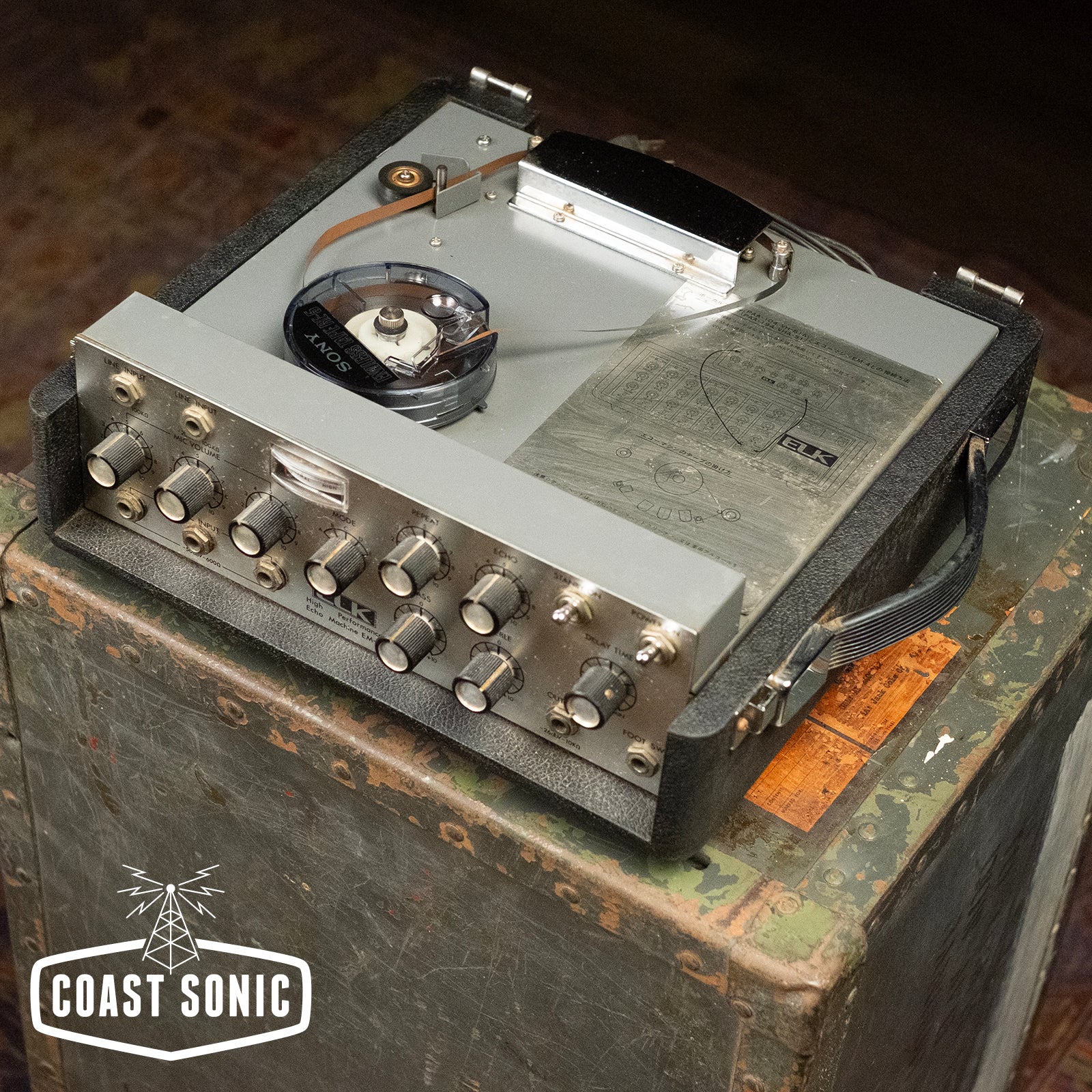 1975 ELK Professional Echo Machine EM-4 Tape Echo Made in Japan