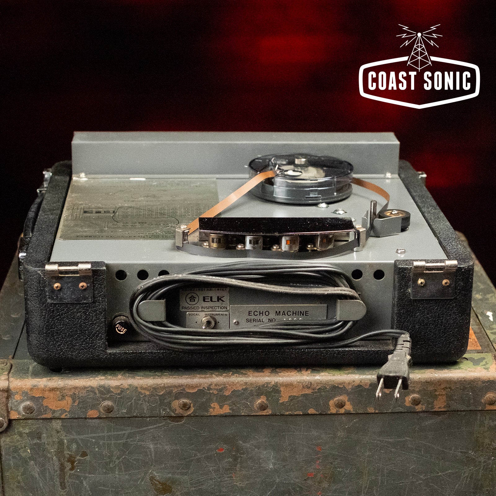 1975 ELK Professional Echo Machine EM-4 Tape Echo Made in Japan