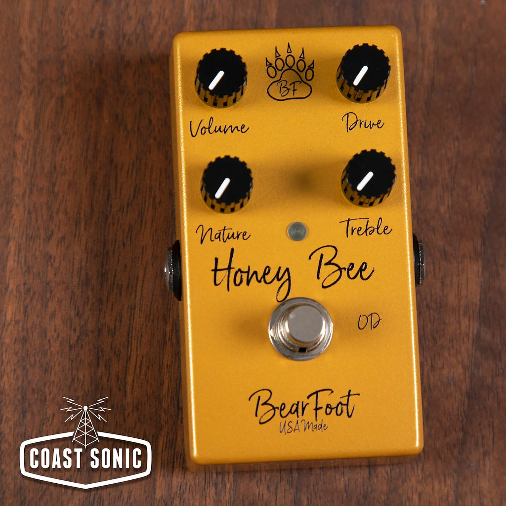 BearFoot Honey Bee OD ギターエフェクター BearFoot Honey Bee OD オーバードライブ エフェクター Bearfoot