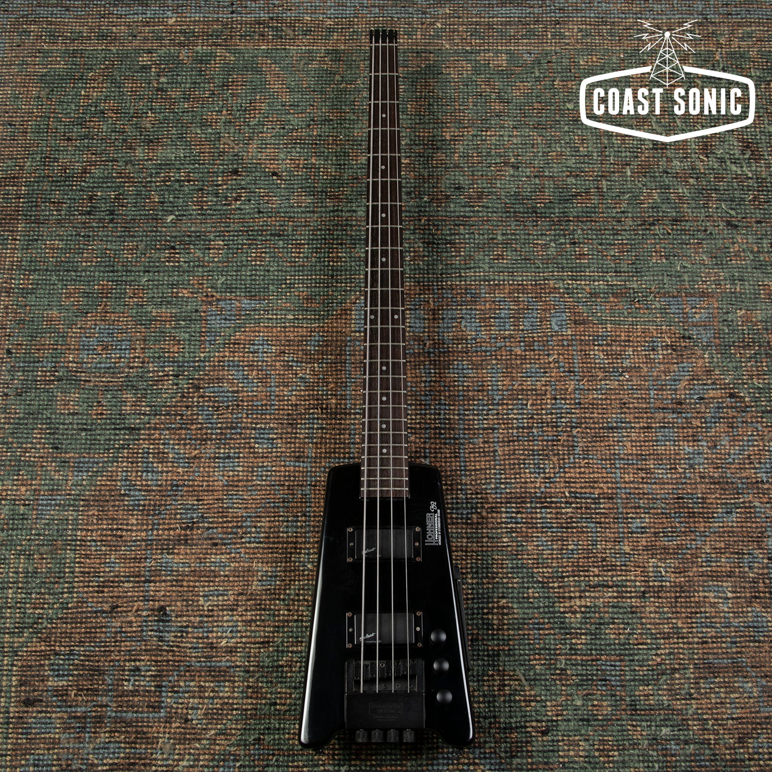 1987 Hohner B2 Professional Headless Bass Passive licensed by Steinber