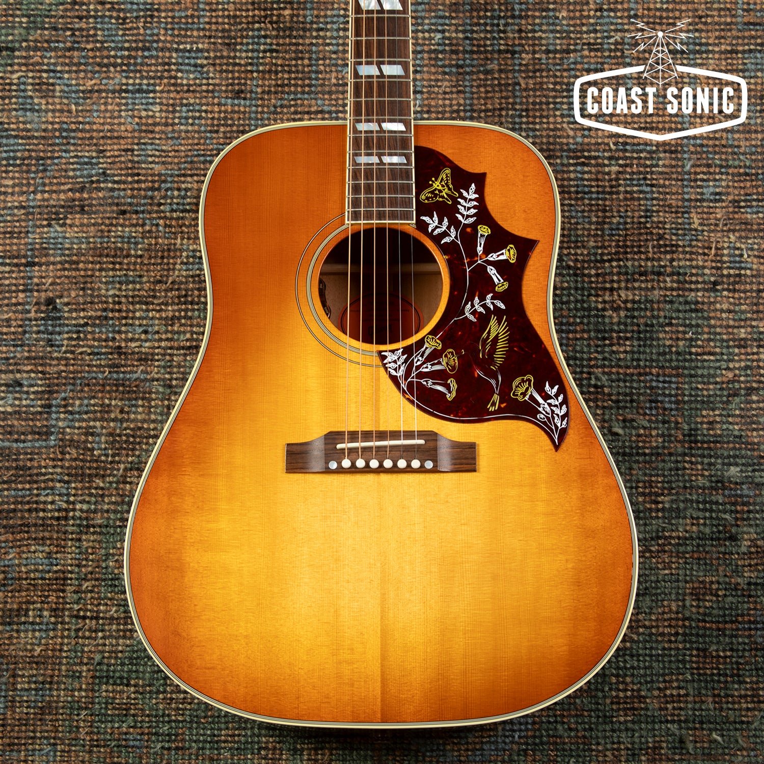 2025 Gibson Hummingbird Original acoustic guitar, Heritage Cherry sunb