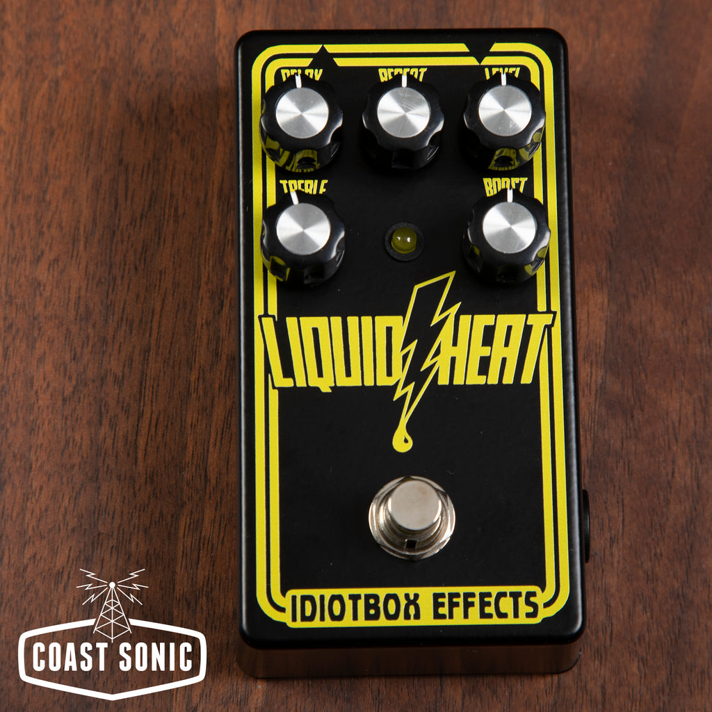 delay boost pedal Idiotbox Effects Liquid Heat Delay Booster