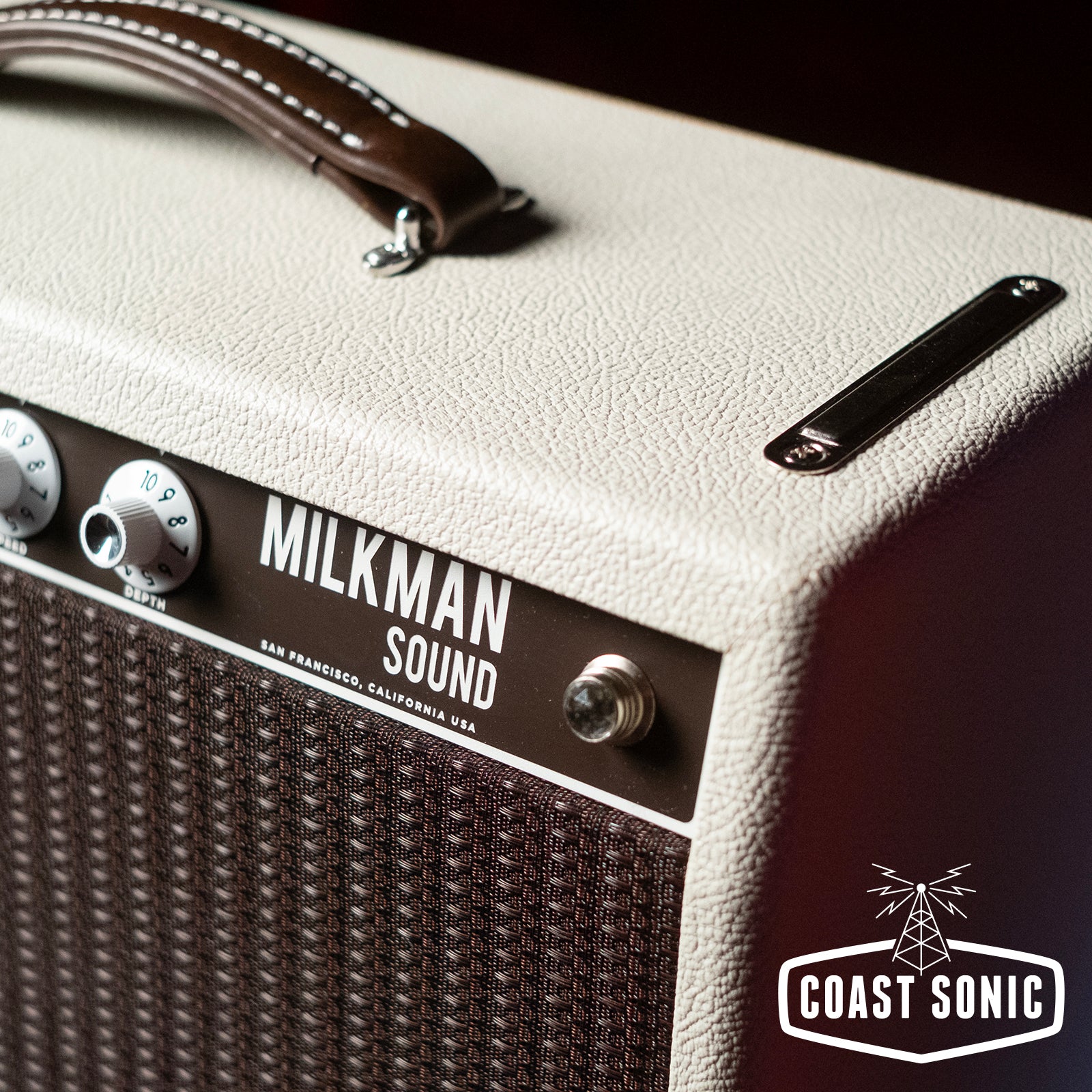 Milkman Sound Half Pint 5 watt combo Custom Ivory & Oxblood w/ Fane F2
