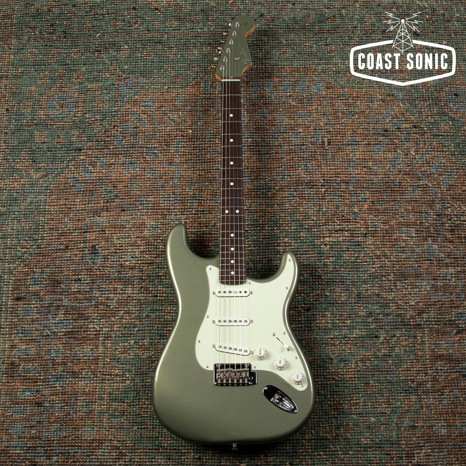 2023 Fender FSR Hybrid II Stratocaster Jasper Olive Metallic w/ Match