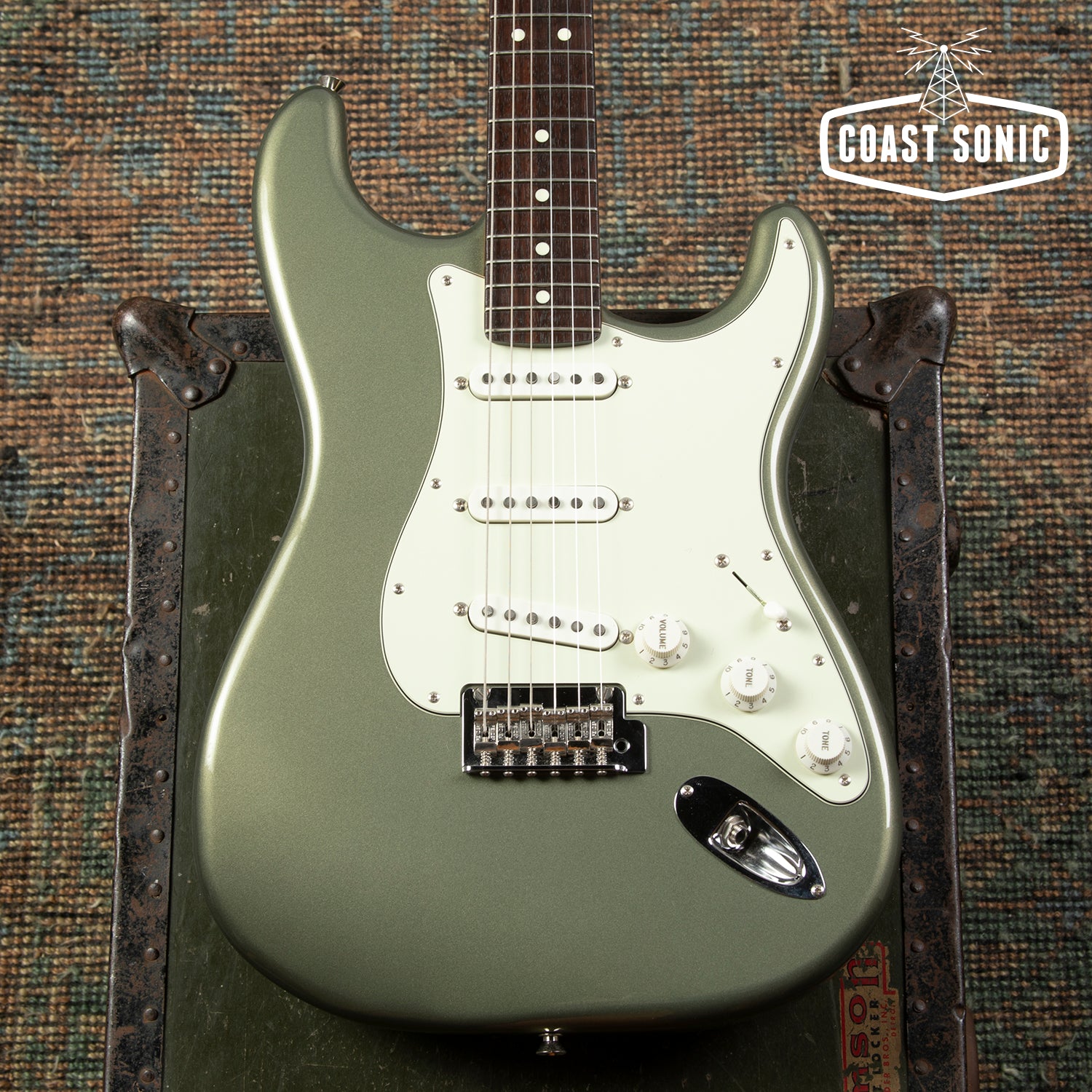 2023 Fender FSR Hybrid II Stratocaster Jasper Olive Metallic w/ Match