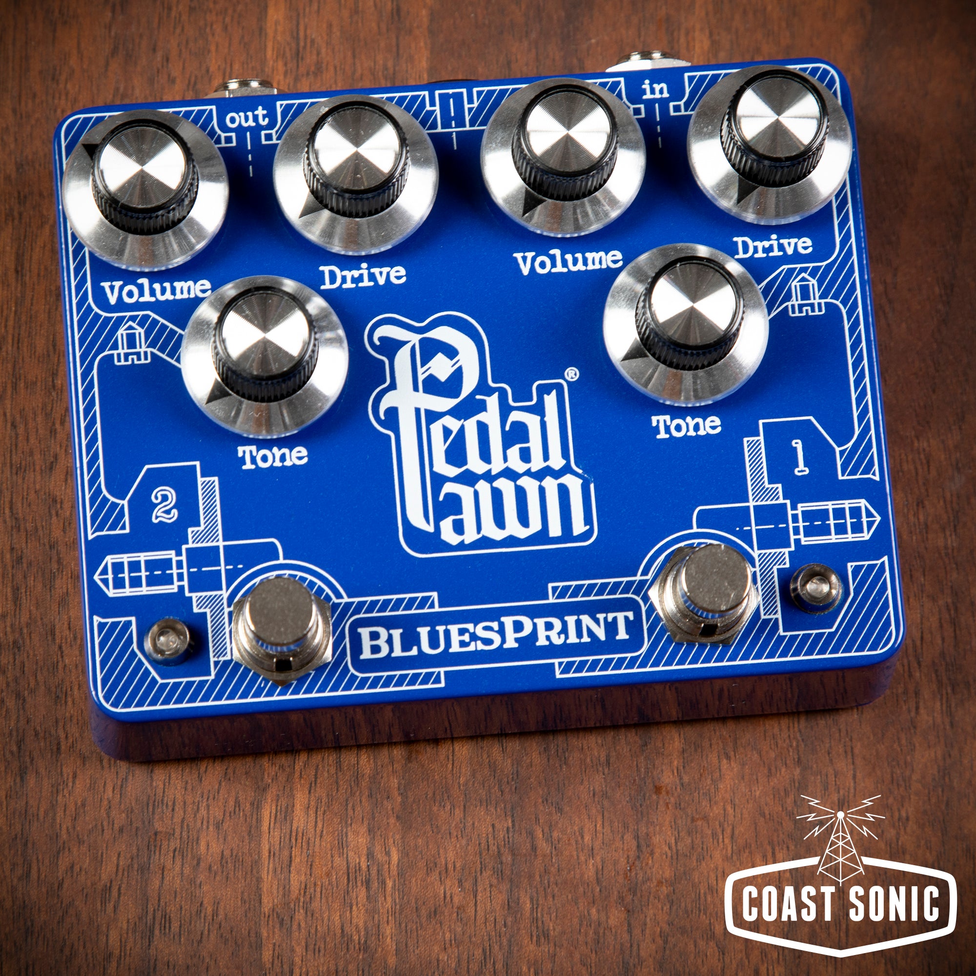 Pedal Pawn Bluesprint Dual Overdrive