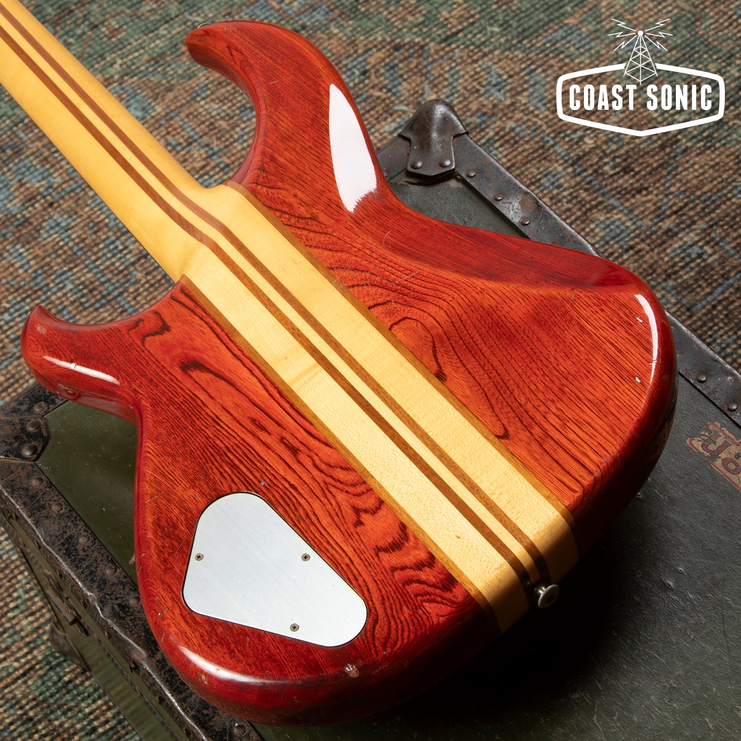 Vintage 1980 Aria Pro II SB-700 Super Bass neck through made in Japan
