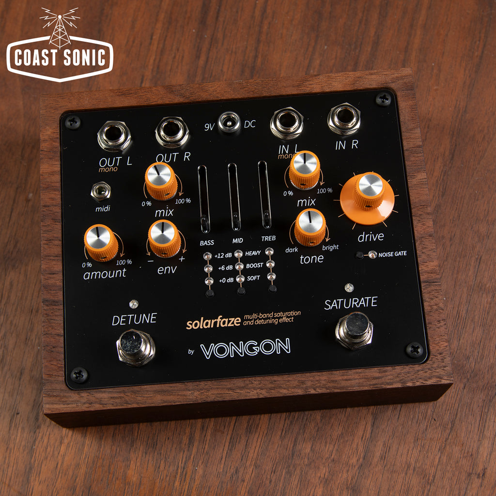 vongon pedal Vongon Solarfaze multi-band saturation and detuning effect