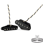 Lindy Fralin Steel Pole 43 Tele Pickup Set Polished Nickel Open-Top