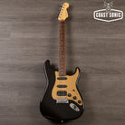 2005 Fender American Deluxe HSS Stratocaster Montego Black Metallic