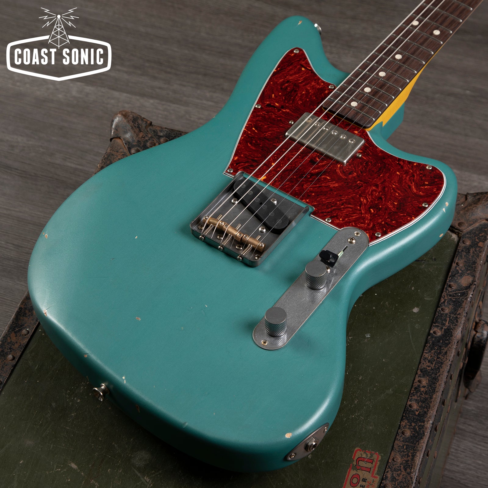 Nash Guitars T-Master Sherwood Green w/ Matching Headstock