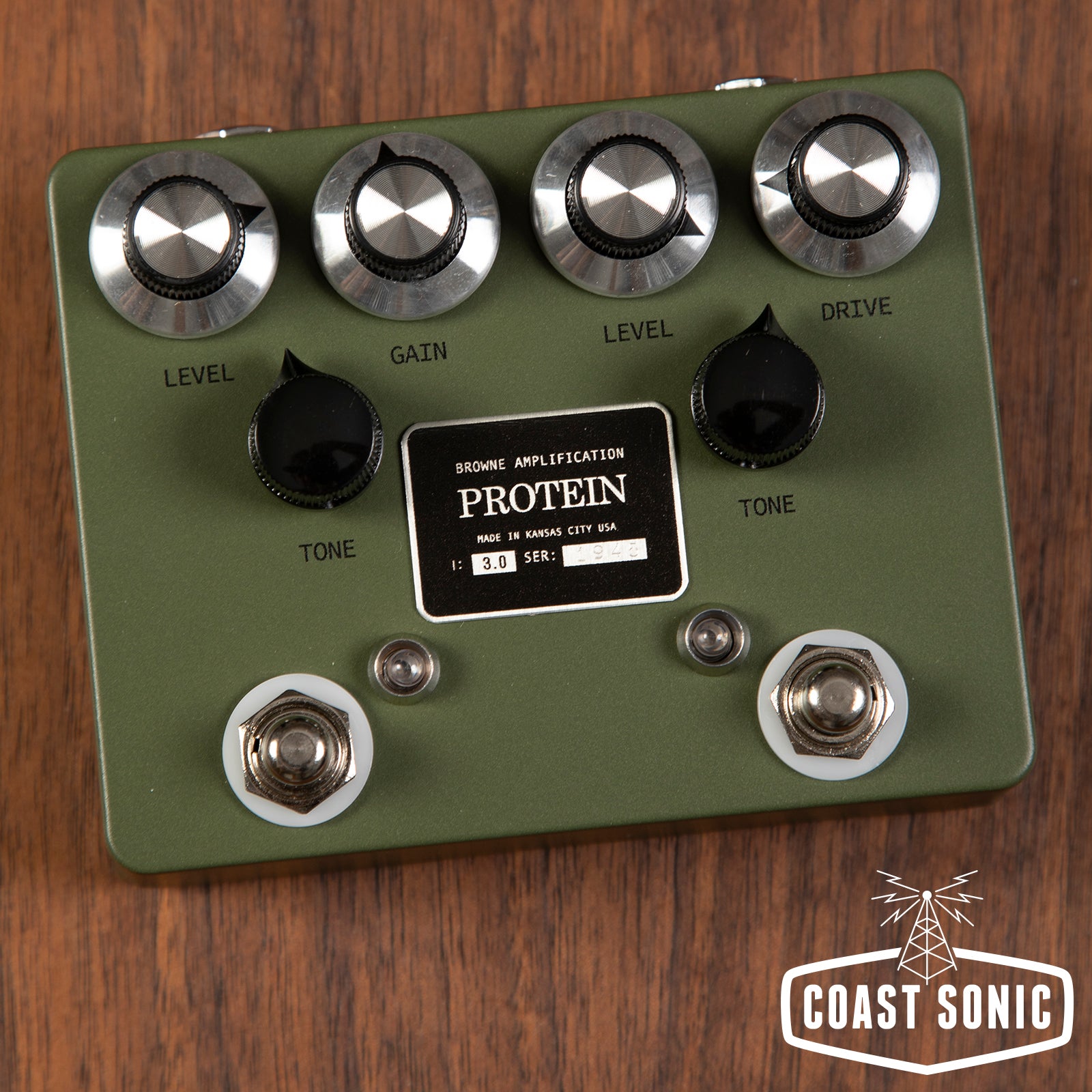 Browne Amplification Protein Dual Overdrive- Green