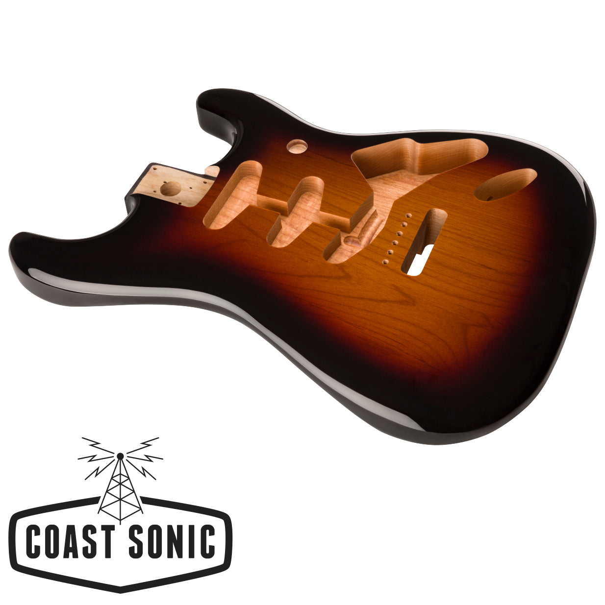 Fender Classic Series 60's Stratocaster SSS Alder Body-Vintage Bridge Mount- 3 Tone Sunburst