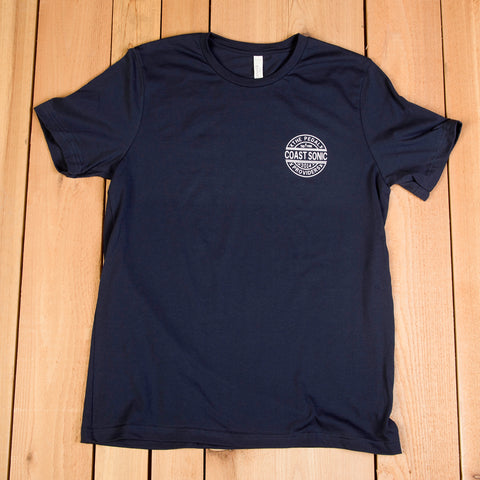 Coast Sonic "WAX" T-Shirt, navy