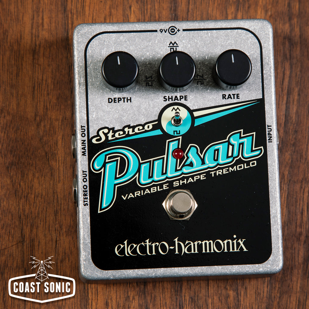 Electro-Harmonix Stereo Pulsar Variable Shape Analog Tremolo