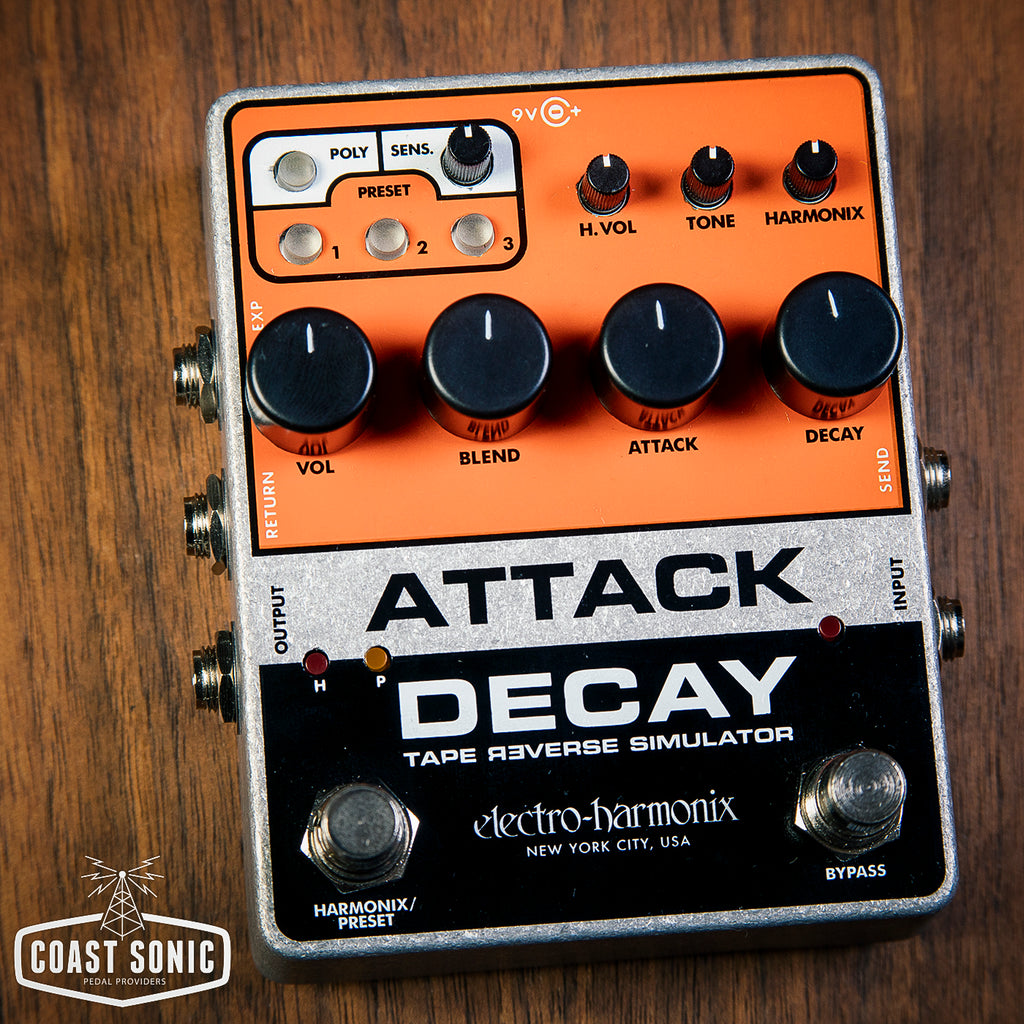 decay pedal Electro-Harmonix Attack Decay Tape Reverse Simulator