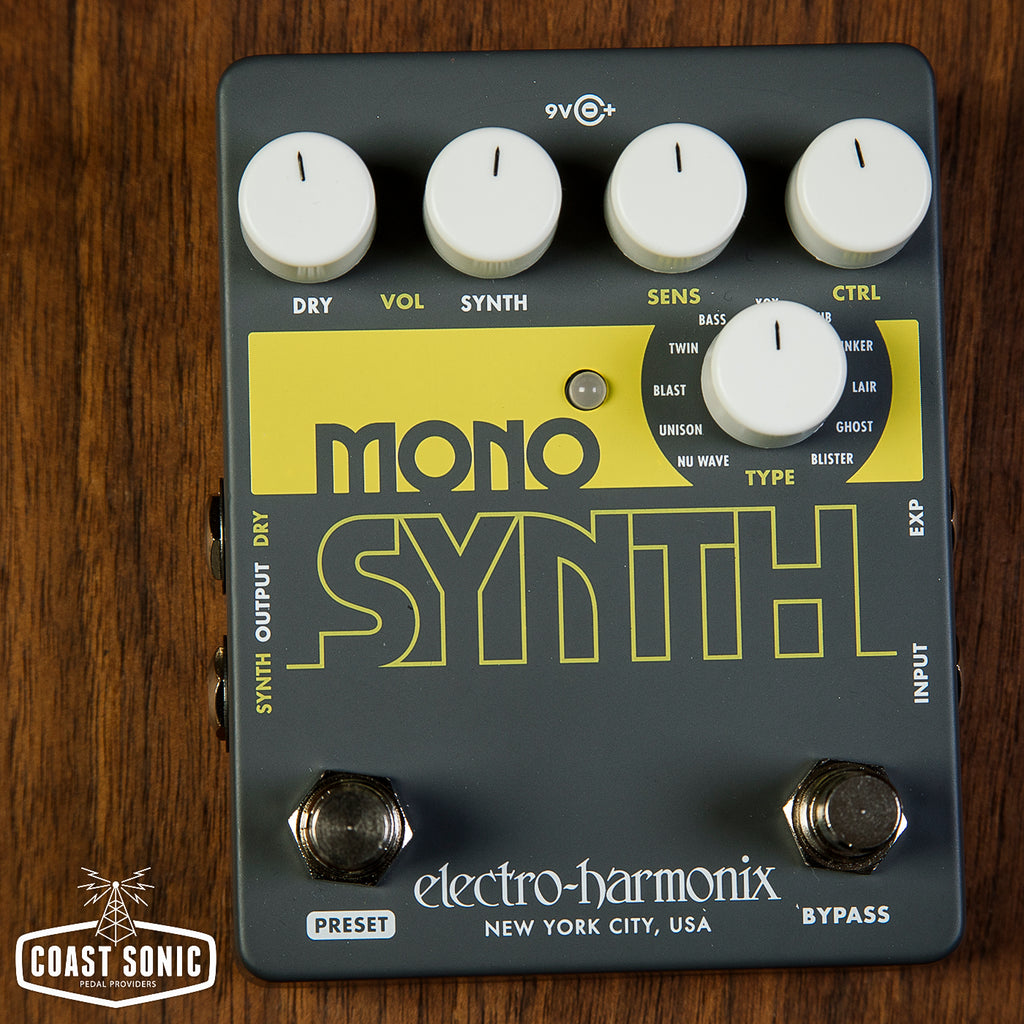 mono synth pedal Electro Harmonix Mono Synth Guitar Synthesizer Pedal