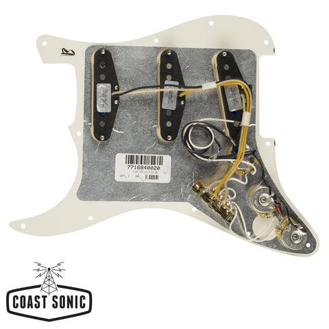 Fender Pre-Wired Strat Pickguard, Custom Fat '50s SSS