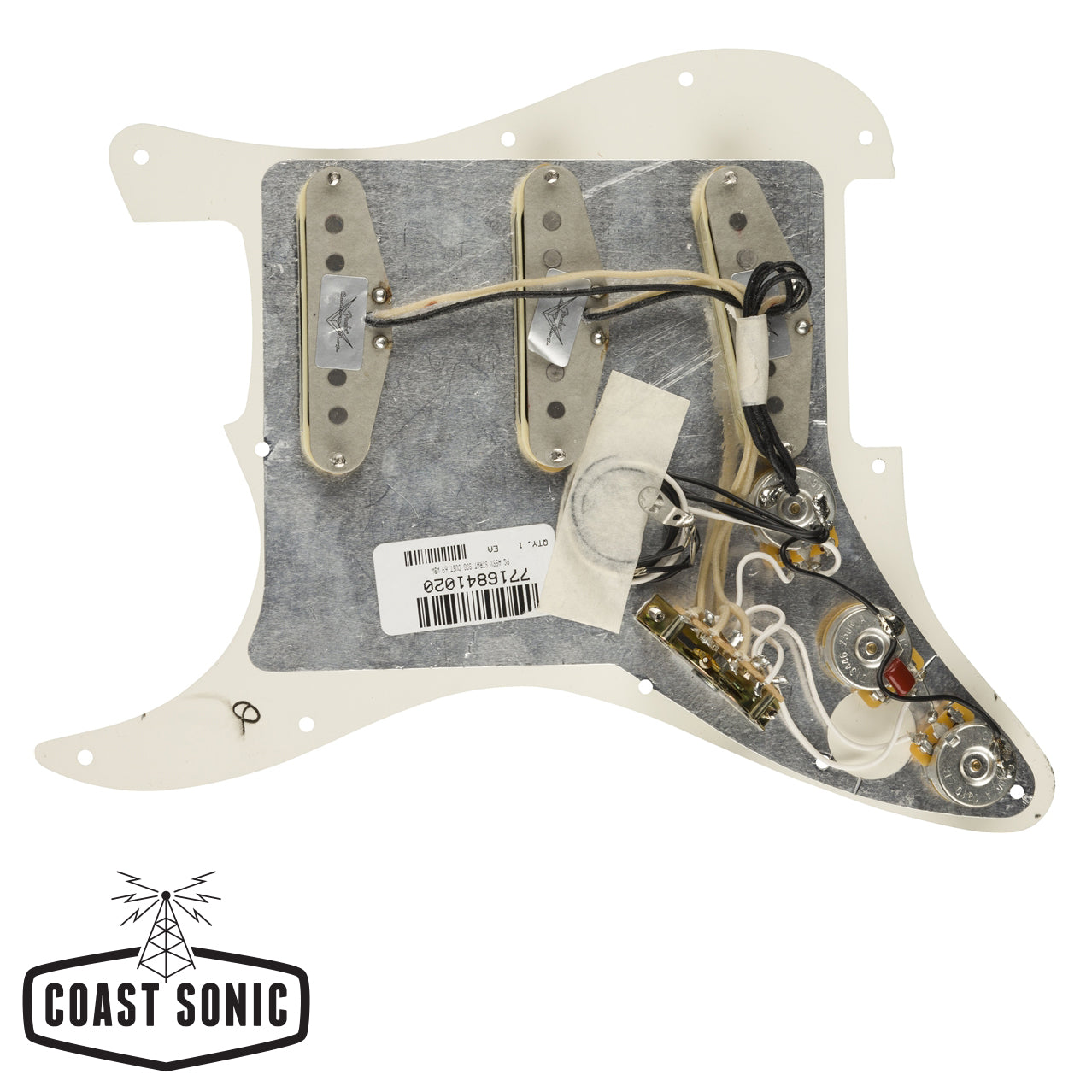 Fender Pre-Wired Strat Pickguard, Custom '69 SSS